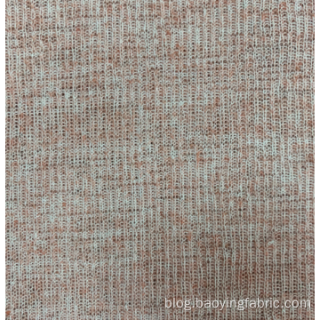 Polyester Hemp Coarse Needle Rib Fabric